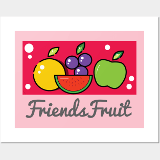 Friends fruits James Posters and Art